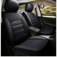 Black Pu Leather Car Seat Cover At Rs