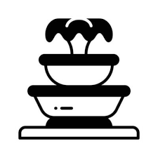 Water Fountain Icon Vector Art Icons