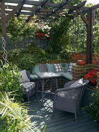 Small Terrace Garden Garden Photo Library