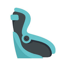 Car Baby Seatbelt Vector Icon Isolated