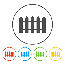 Garden Fence Icon Vector Images
