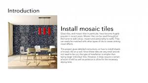 Glass Mosaic Installation Method