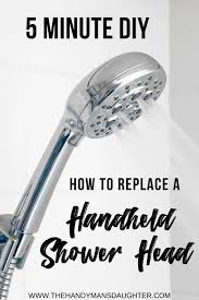 How To Replace A Handheld Shower Head