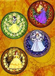 Disney Princess Disney Stained Glass