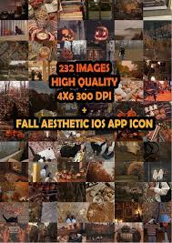 Cozy Autumn Wall Collage Kit Fall Wall