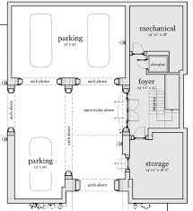 Castle Home Plan With Elevator