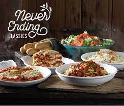 Never Ending Classics At Olive Garden