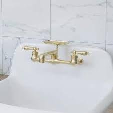 Wall Mount Utility Bathroom Sink Faucet