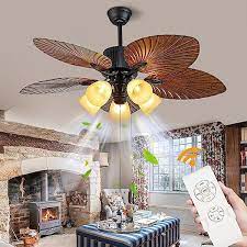 Whmetal Cover 52 Tropical Ceiling Fan