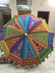 Beautiful Kashmiri Embroidery Umbrella
