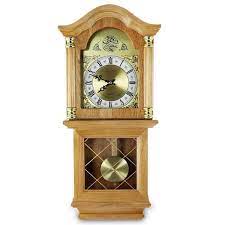 Golden Oak Wall Clock 98597059m