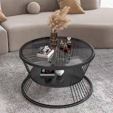 Round Glass Coffee Table Furniture