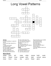 long vowel patterns crossword wordmint