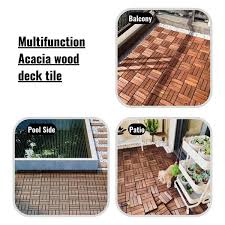 interlocking deck tiles checker pattern