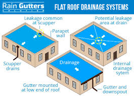drainage system if you have a flat roof
