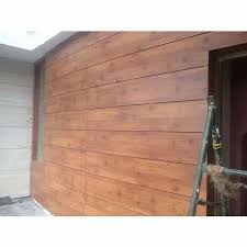 Rectangular Brown Wooden Wall Cladding