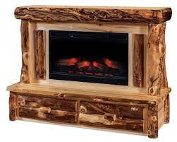 Mantel With Electric Fireplace Insert