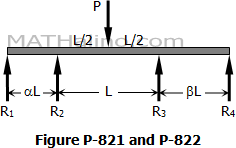 problem 824 continuous beam by three