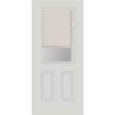 White Frame Clear Low E Door Glass