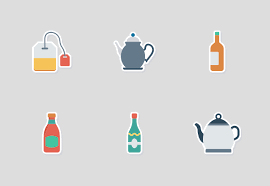 Food Flat Sticker Vol 6 Icons By Iconic