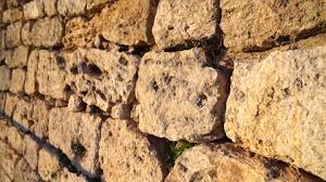 Ancient Stone Wall Limestone Fence