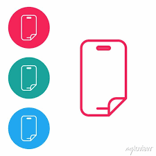 Smartphone Icon Isolated Posters
