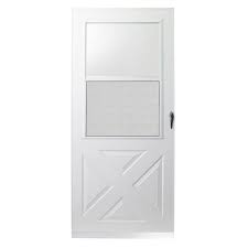 Universal Crossbuck Aluminum Storm Door