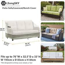 Lsky Patio 3 Seater Sofa Cover