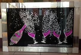 Champagne Celebration Wall Art In Pink