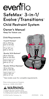 Evenflo 3 In 1 Car Seat Instructions Top