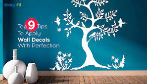 Top 9 Tips To Apply Wall Decals With