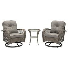 Serga 3 Pieces Wicker Patio Furniture