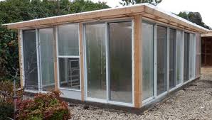 Sliding Glass Door Greenhouse Build