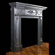 Neoclassical Fire Cast Iron Surround