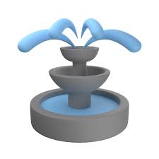 Water Fountain 3d Icon Free