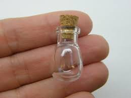 Bulk 10 Mini Glass Bottles With Corks