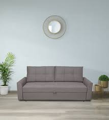 Buy Ines Fabric Pull Out Sofa Cum Bed