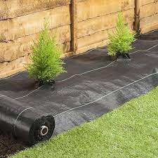 4 Ft X 25 Ft Landscape Fabric Ground Cover Weed Barrier For Weeds Block In Raised Garden Bed