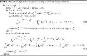 Time Domain Decomposition For Advection