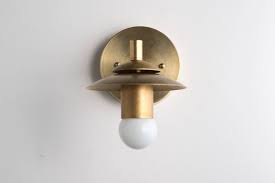 Brass Sconce Rustic Wall Sconce Modern