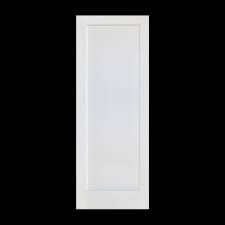 1 Panel Midcentury Modern Prime White