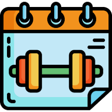 Workout Free Time And Date Icons