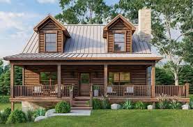 Three Bedroom Cabin Floor Plans