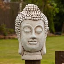 Laying Stone Buddha Garden Ornament
