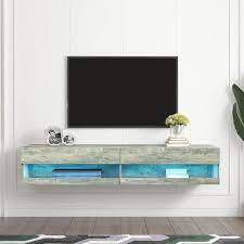 Visiona 71 In Antique Gray Floating Tv
