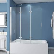 Pivot Tub Door In Polished Chrome