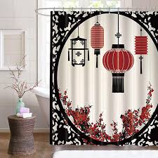 Chinese Style Shower Curtain