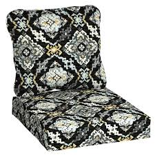 Hampton Bay 24 In X 22 In Cushionguard Deep Seating Outdoor Lounge Chair Cushion In Geo Medallion