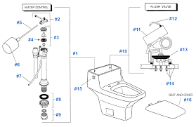 American Standard Toilet Repair Parts