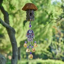 Funnmall Evil Eye Wind Chime Lucky